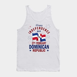 Dominican Independence Day shirt Dominican Republic Flag Tank Top